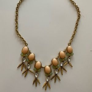 J. Crew Pastel/Gold Necklace